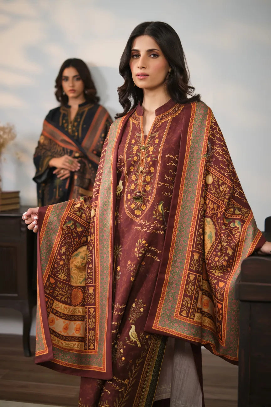 Anjuman Stole - Red