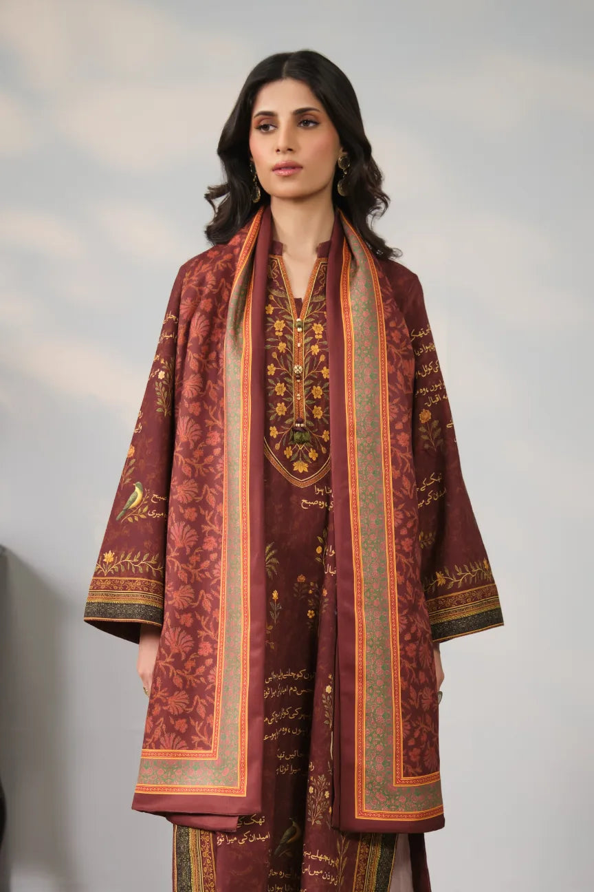 Anjuman Stole - Red