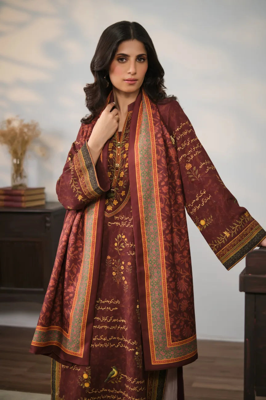 Anjuman Stole - Red