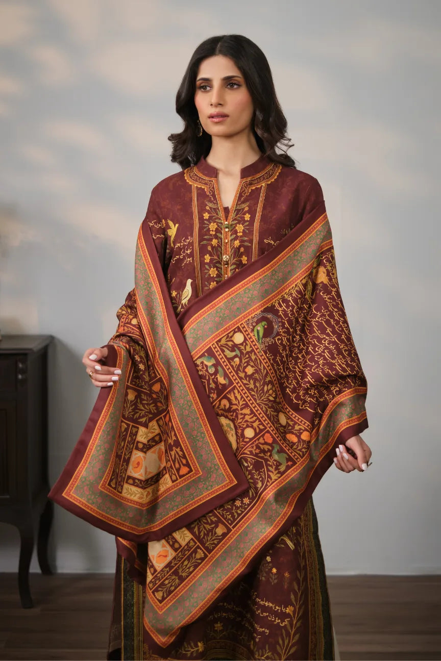 Anjuman Stole - Red