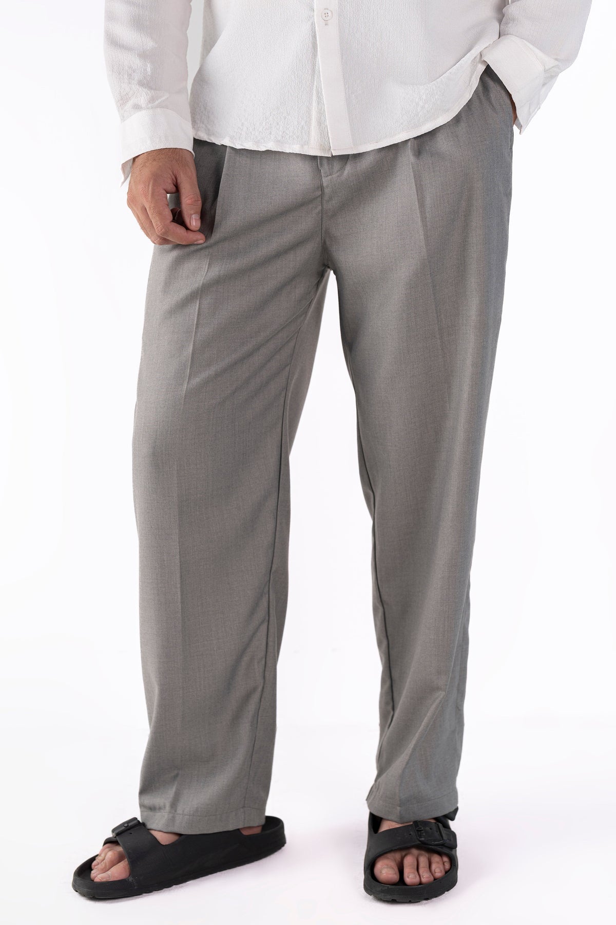 Forteve Classic Ashen Pleated Pants – Forteve Went