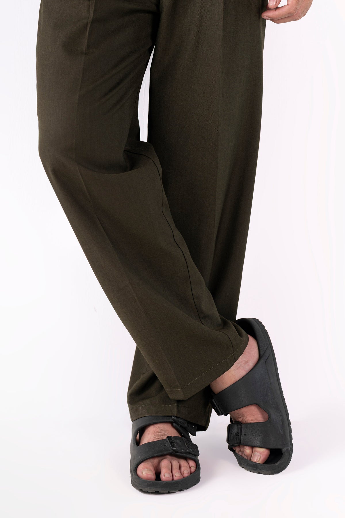 Forteve Classic Olivine Pleated Pants – Forteve Went